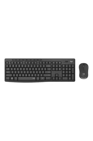 Logitech Mk295 Q Tr Siyah Kablosuz Klavye Mouse Set