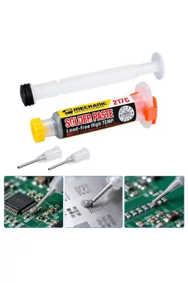 Powermaster Pm-39107 Mechanic Ms17 20 Gram 4 Microns Leaded High Temp 217c Şırınga Krem Lehim Powermaster Pm-39107 Mechanic Ms17 20 Gram 4 Microns Leaded High Temp 217c Şırınga Krem Lehim