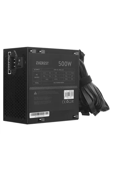 Everest Eps-500a Real 500w 4*sata 12cm Fanlı Oyuncu Pc Destekli Power Supply Everest Eps-500a Real 500w 4*sata 12cm Fanlı Oyuncu Pc Destekli Power Supply