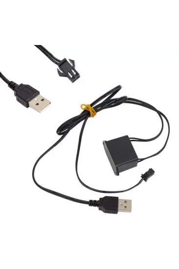 Powermaster Pm-6076 5 Metre 5 Volt Usb Adaptörlü Neon Kırmızı İp Aydınlatma