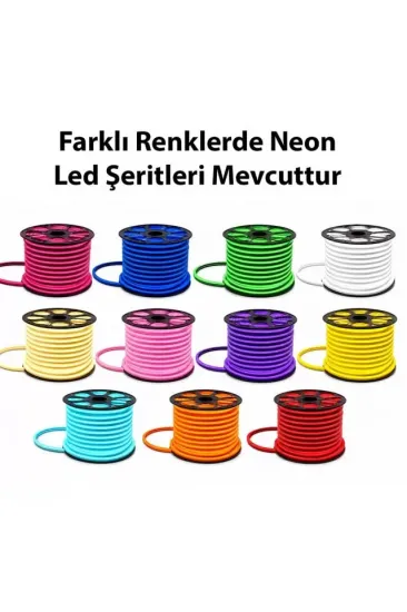 Powermaster Pm-5289 Silikon Kaplama 12 Volt 100 Metre Günışığı 4000k Neon Led Şerit Aydınlatma Powermaster Pm-5289 Silikon Kaplama 12 Volt 100 Metre Günışığı 4000k Neon Led Şerit Aydınlatma