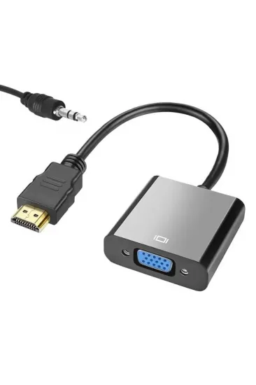 Fully G-537l Hdmı To Vga Çevirici Adaptör Ses Çıkışlı Fully G-537l Hdmı To Vga Çevirici Adaptör Ses Çıkışlı