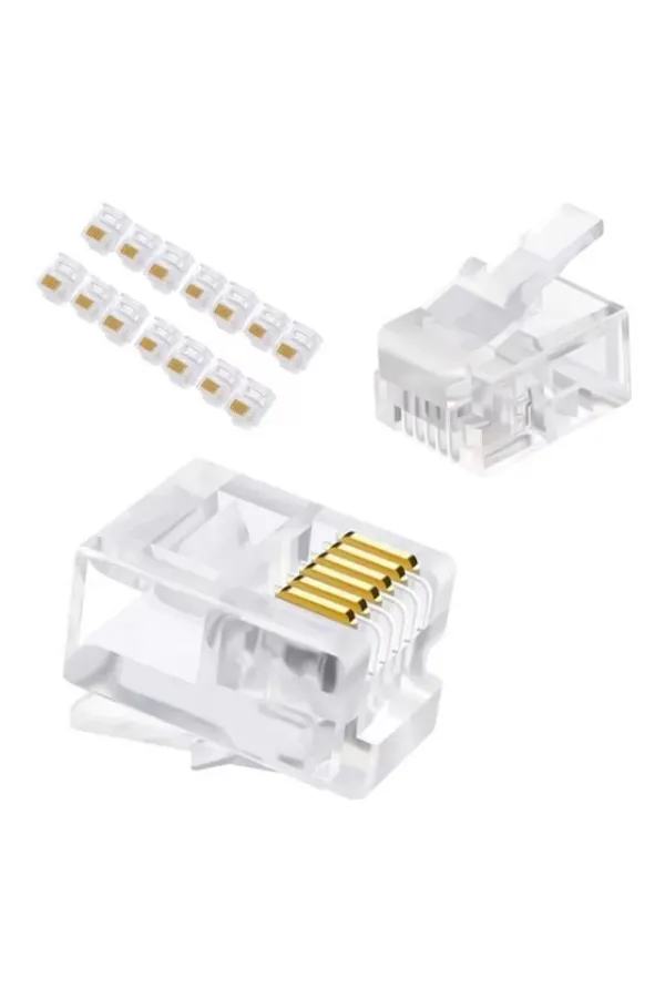 Powermaster Telefon Soketi 6p/6c (100'lü Paket)