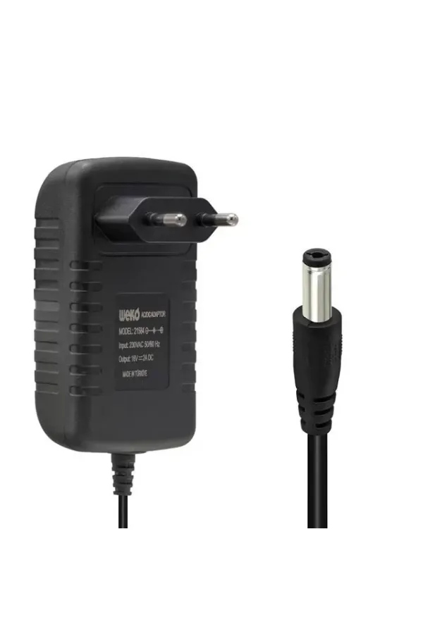 Weko 16 Volt - 2 Amper 5.5*2.5 Uçlu Yerli Üretim Power Jacklı Santral Adaptörü Weko 16 Volt - 2 Amper 5.5*2.5 Uçlu Yerli Üretim Power Jacklı Santral Adaptörü