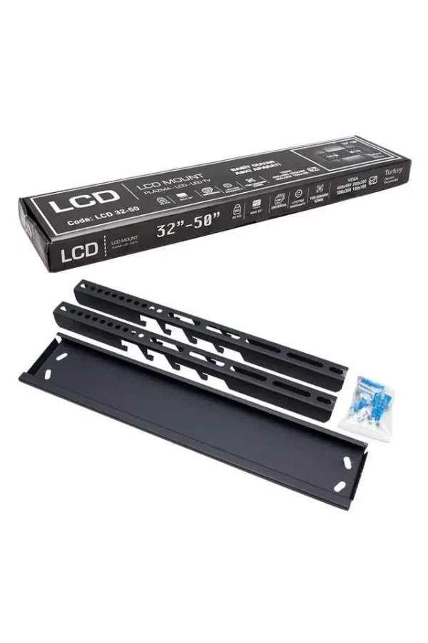 Lcd Mount 32'' - 50'' Sabit Lcd Duvar Askı Aparatı