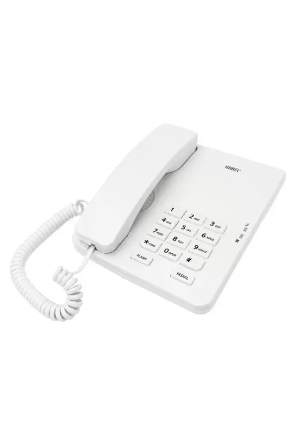 Karel Tm-140 Kablolu Ekransız Krem Masaüstü Telefon Karel Tm-140 Kablolu Ekransız Krem Masaüstü Telefon