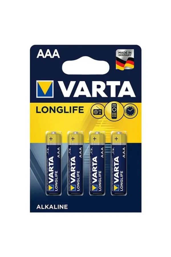 Varta Longlife Power Alkalin Aaa Ince Kalem Pil 4'lü Paket Varta Longlife Power Alkalin Aaa Ince Kalem Pil 4'lü Paket