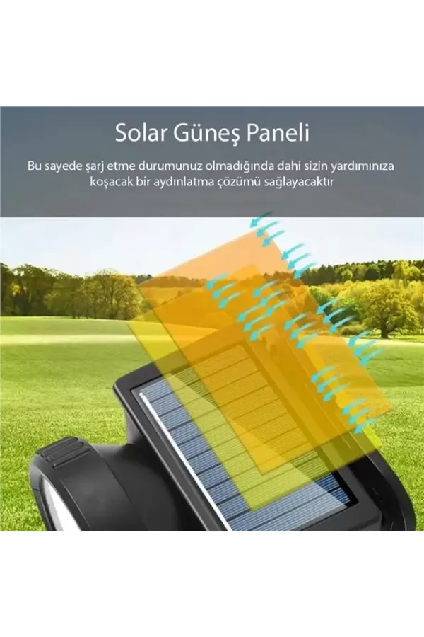 Powermaster Wh-8868b Solar Kafa Lambası Powermaster Wh-8868b Solar Kafa Lambası