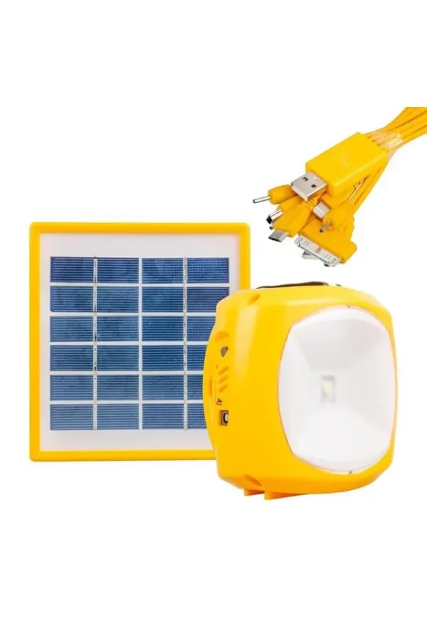Powermaster Şarjlı Solar Aydınlatma Seti Tek Panelli Powermaster Şarjlı Solar Aydınlatma Seti Tek Panelli