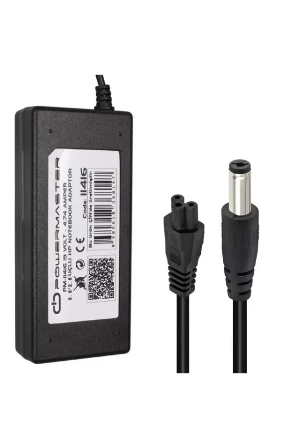 Powermaster Pm-11416 19v 4.74a 90w 5.5x2.5mm Hp Notebook Şarj Adaptörü