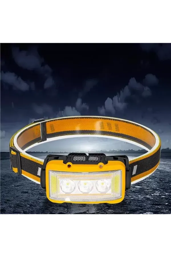 Powermaster S03 Sarı Sensörlü Kafa Lambası Powermaster S03 Sarı Sensörlü Kafa Lambası
