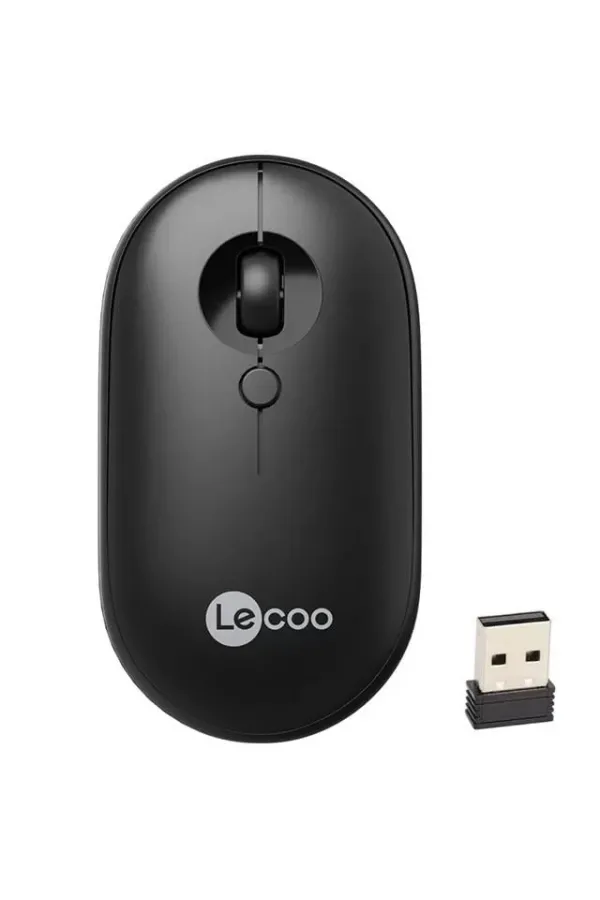 Lenovo Lecoo Ws212 1600 Dpı 4 Tuşlu Kablosuz Siyah Optik Mouse