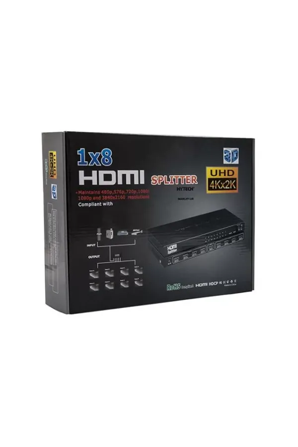 Hytech 8 Port 4k X 2k Hdmi Splitter Dağıtıcı Hy-lu8 Hytech 8 Port 4k X 2k Hdmi Splitter Dağıtıcı Hy-lu8