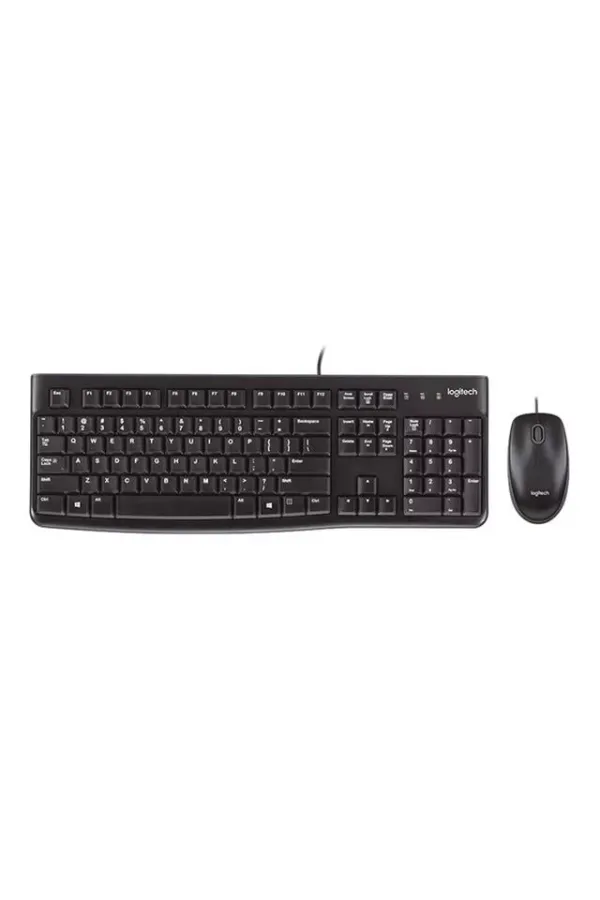 Logitech Mk120 Usb Q Siyah Kablolu Klavye + Mouse Set