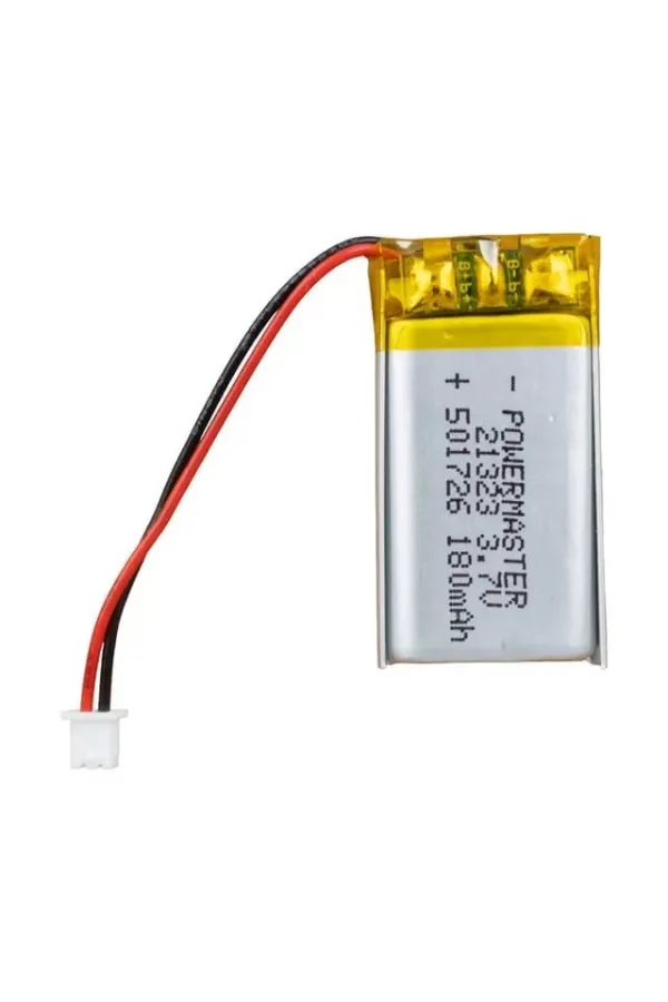 Powermaster 501726 3.7 Volt 180 Mah Lityum Polimer Pil Powermaster 501726 3.7 Volt 180 Mah Lityum Polimer Pil