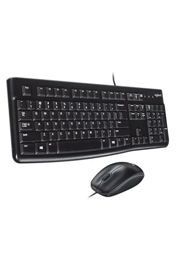 Logitech Mk120 Usb Q Siyah Kablolu Klavye + Mouse Set