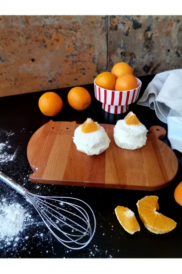 Kedi Desenli Doğrama Tahtası, Kesme Tahtası, Sunumluk, Cat Chopping Board