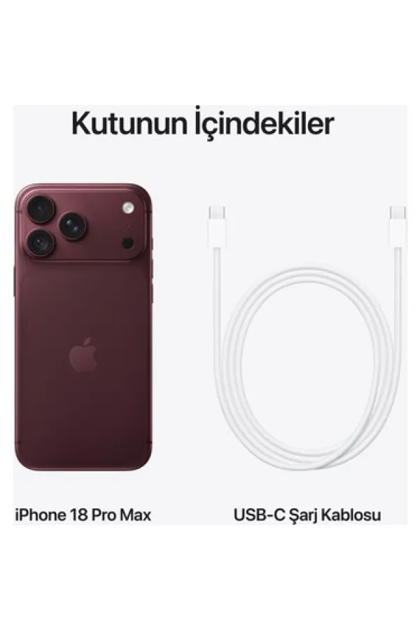 Apple iPhone 18 Pro 2 TB Burgonya